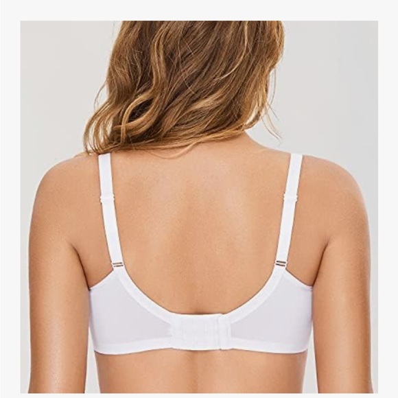 DOBREVA Women's Wireless Lace Full Coverage Bralette Padded bra size 32f - Picture 6 of 6